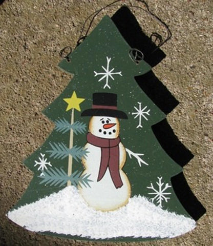 295 - Christmas Tree Wood Ornament