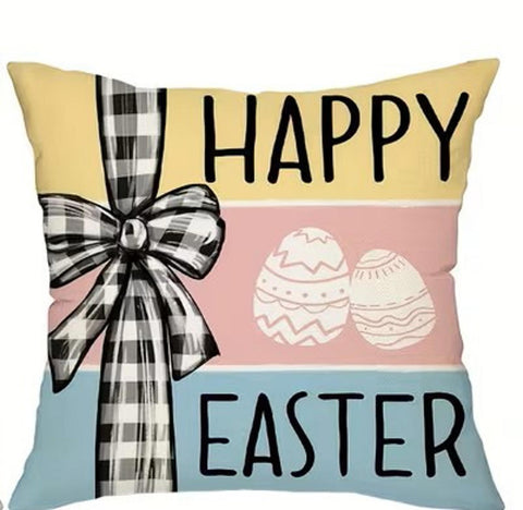 RA905849 Happy  Easter  Spring Pillow Cover Only