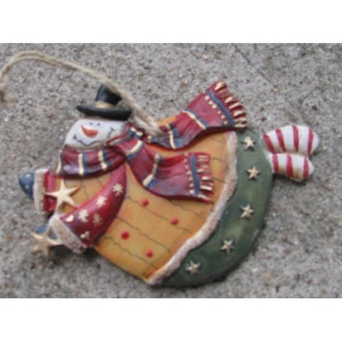 603264-Snowman Resin Ornament