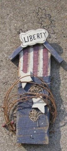 Patriotic Wood Bidhouse B2536 - Liberty