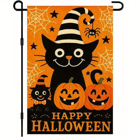 DC5100207 Happy Halloween Garden Flag - Double-Sided