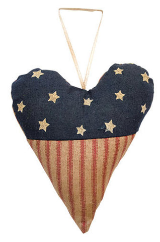gm7716 Americana Heart Ornament