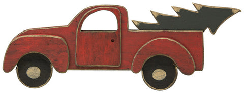 34061 Red Christmas Tree Truck