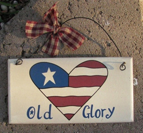 Wood Patriotic Sign 79315OG - Old Glory