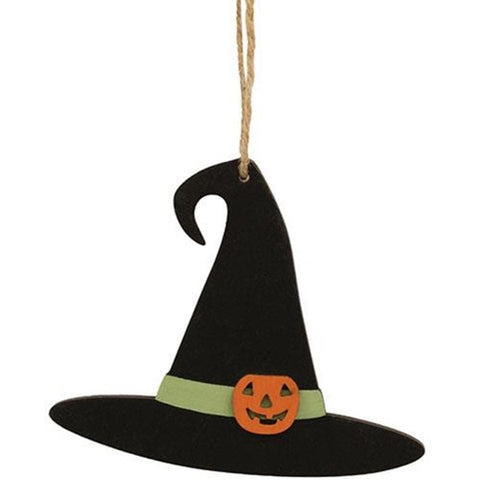 36566 jack o lantern witch hat ornament
