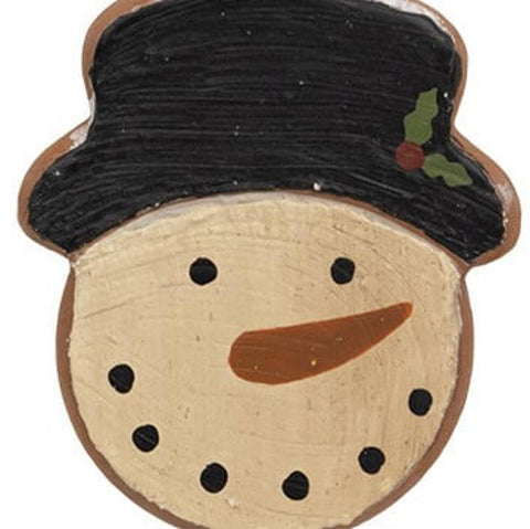 36661 snowman head with a top hat