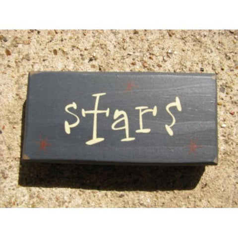 4008T - Stars Mini wood block