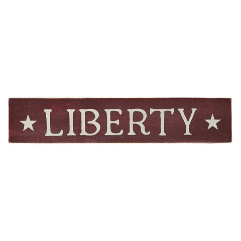 85066 Liberty wood sign