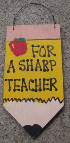 27 For a Sharp Teacher wood pencil