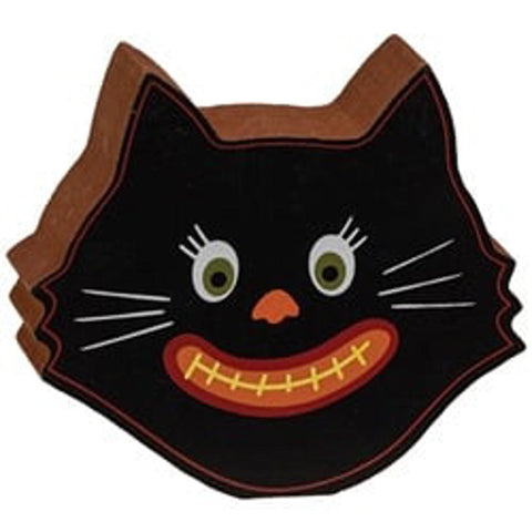 G38019HH  Black Cat Shelf Sitter