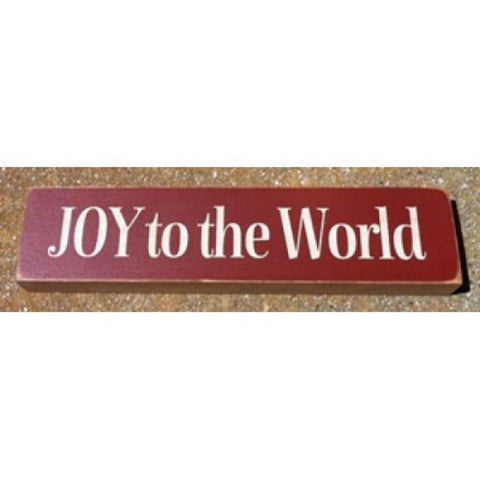 T1915 - Joy to the World Wood Block