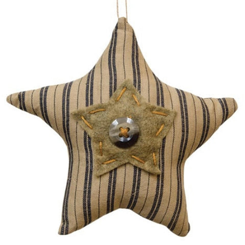 CS36413 Blue ticking button star Christmas