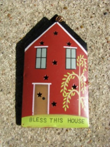 OR-338 Bless This House 3D punched ornament