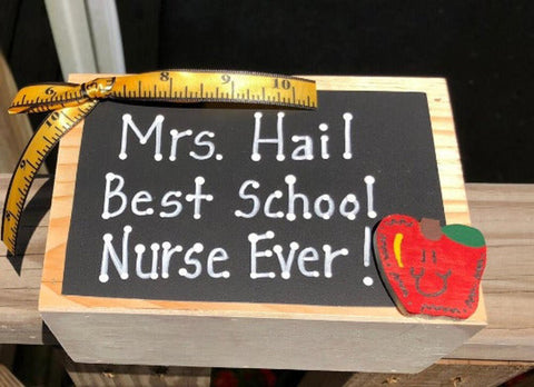 School Nurse Gift  2740DC Mrs. Hail Best School Nurse Ever! Supply Box