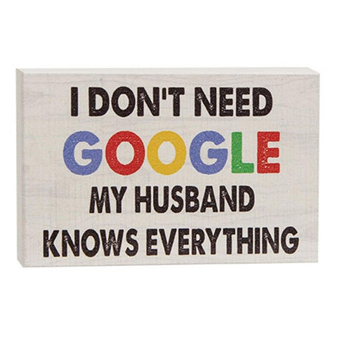 G04042 My Husband Knows Everything Block