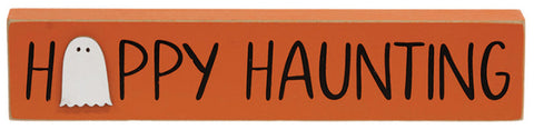 Happy Haunting With Ghost Block