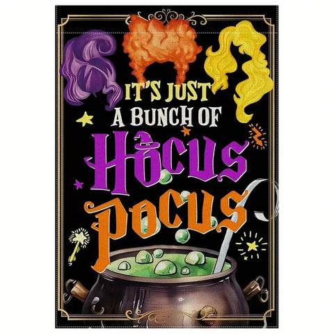 NN4166309 Hocus Pocus Halloween Garden Flag | Double-Sided