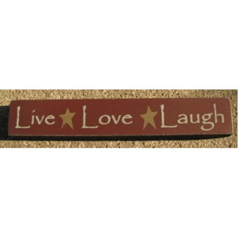 32327LM-Live Love Laugh  MINI wood block