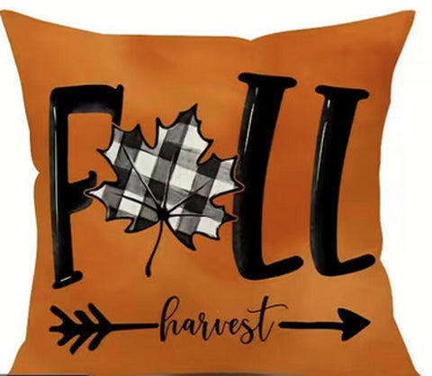 EE6034291 Fall Harvest  Throw Pillow Cover (NO INSERT IS INCLUDED)