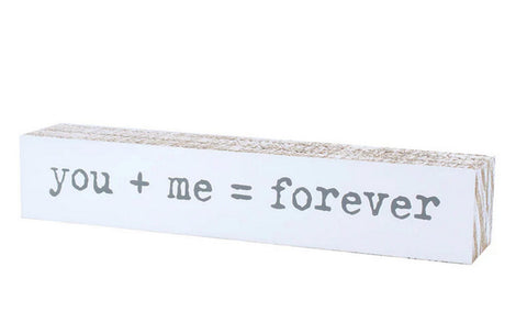 CA-3790 - you + me = forever shelf sitter