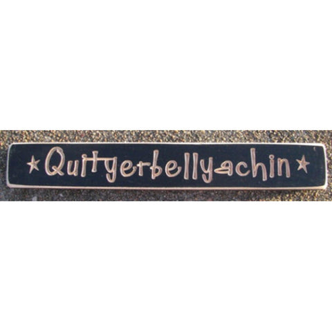 Primitive Wood Engraved Block 12Q Quityerbellyachin