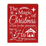 W011MR-0001853 The magic of Christmas is not in the presents wood box