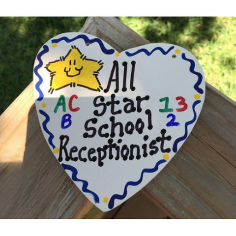 Teacher Gifts 5045 All Star School Receptionist