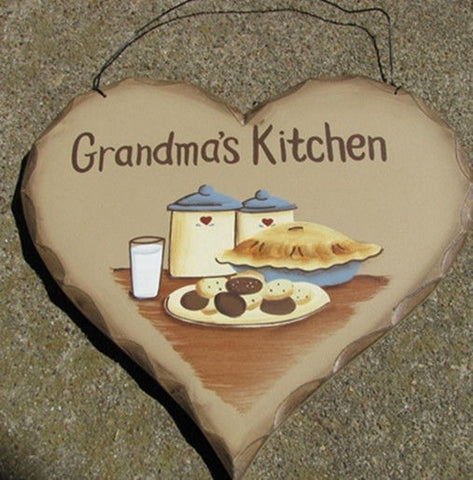 HP14 -  Grandma's Kitchen wood heart