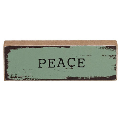38542P - Peace MINI wood block