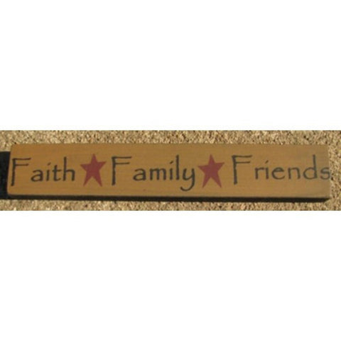 32328FG - Faith Family Friends  MINI wood block