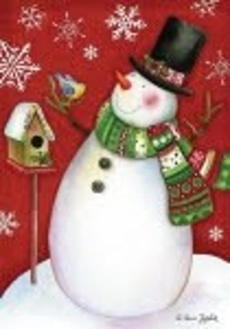 Frosty Friends Garden Flag