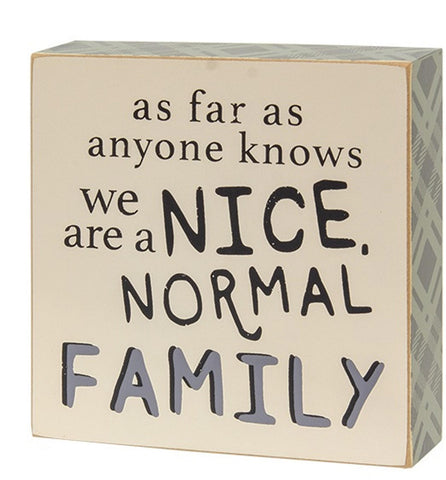 36007nnf  As far as anyone knows we are a nice normal family wood block