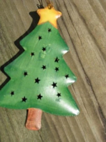 Christmas Ornament OR-301 Christmas Tree Tin