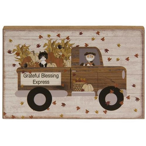 G35564B Grateful Blessing Express Truck Block