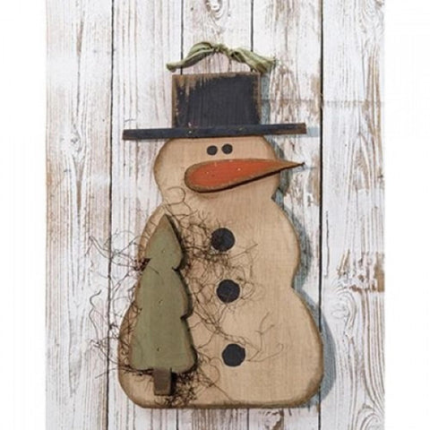 16411 Hanging Snowman w/Tree