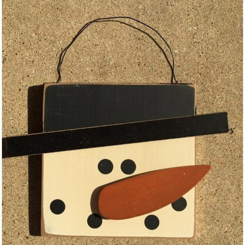 Primitive Wood 74095 Snowman Face