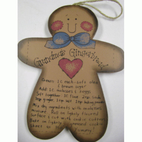 WD275 - Wood Grandma's Gingerbread Recipe