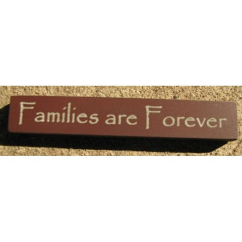 32318FM - Families are Forever MINI wood block