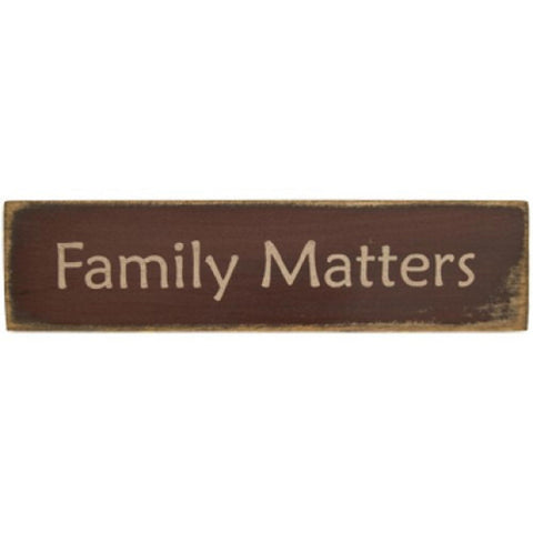 12571-Family Matters wood Block