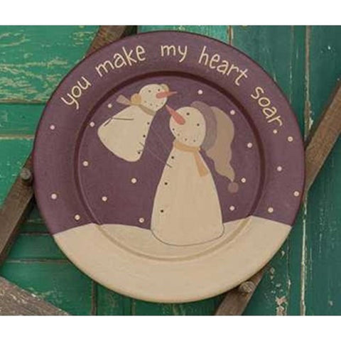 32995 You make my heart soar wood plate