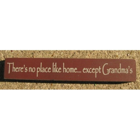 32314PM - There's no Place Like...except Grandma's MINI wood block