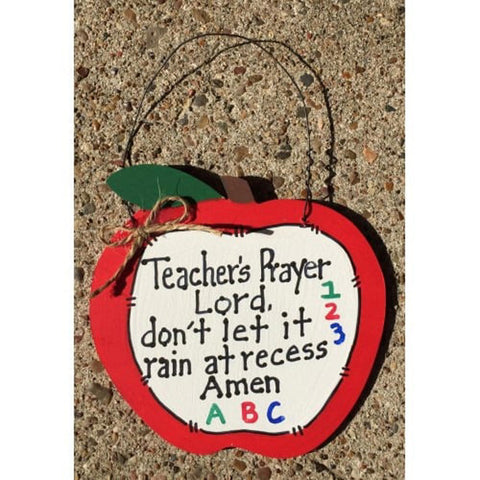 Teacher Gifts 691 Teacher's Prayer Apple