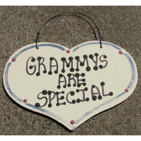 1028GRAM - Grammys Are Special large wood heart