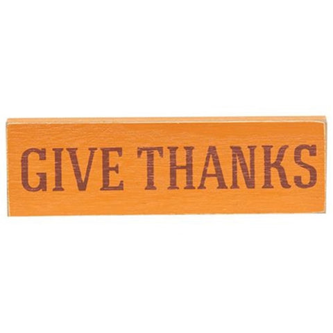 35542 MINI GiveThanks wood block