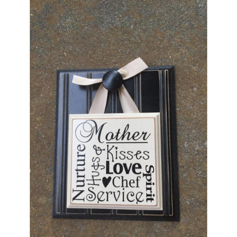 Mother Words Bead Board Plaque BM009