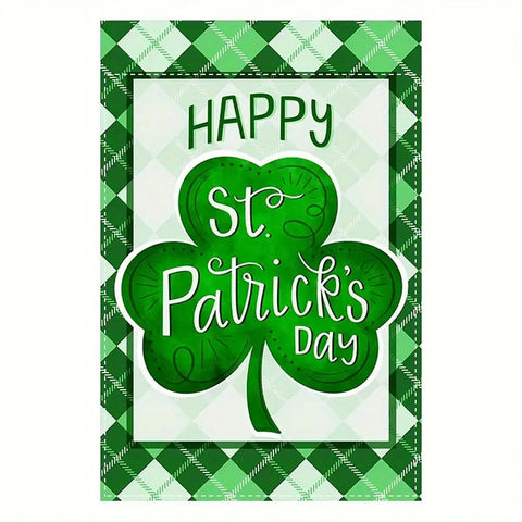 Happy ST PATRICK'S DAY garden flag