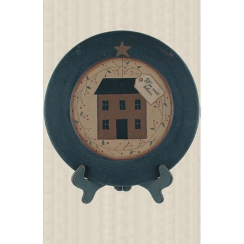 31700Y- You must Believe Tag Wood Plate