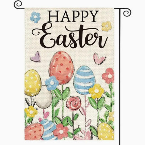 EM775774 Happy Easter Garden Flag  Double-Sided Outdoor Decoration