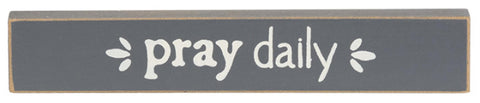 37000 PD Pray Daily MINI  wood block