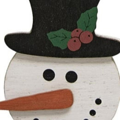 35489TH snowman happy tophat with beads